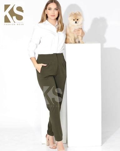 High Waist Trousers