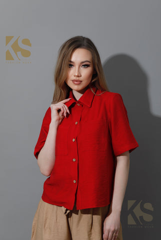 Shirt With Half Sleeves