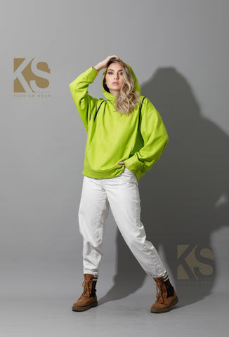Zipped Oversized Hoodie