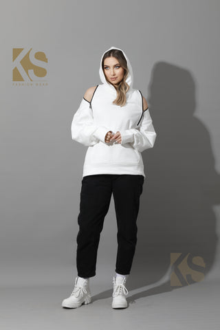 Zipped Oversized Hoodie