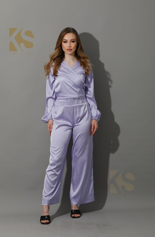 Wrapped Tie Blouse