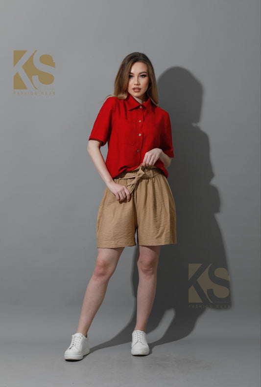 Shirt With Half Sleeves