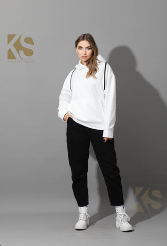 Zipped Oversized Hoodie