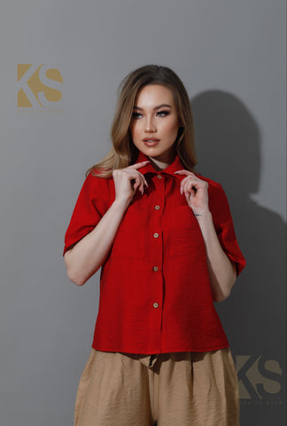 Shirt With Half Sleeves