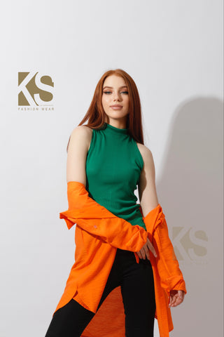 Slinky Half Neck Top