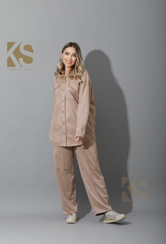 Suede pocket Shirt