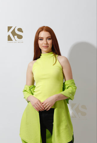 Slinky Half Neck Top