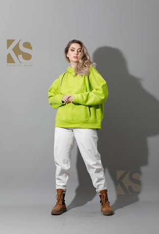 Zipped Oversized Hoodie