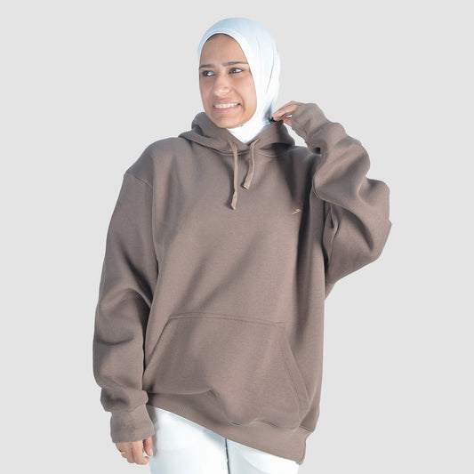 هودي من الصوف كبير الحجم من دو