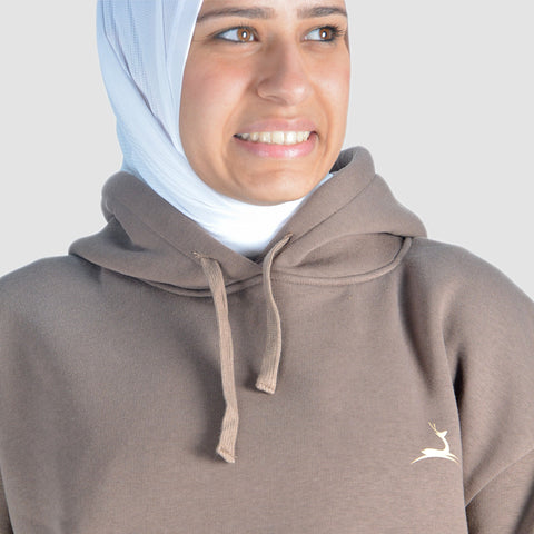 هودي من الصوف كبير الحجم من دو
