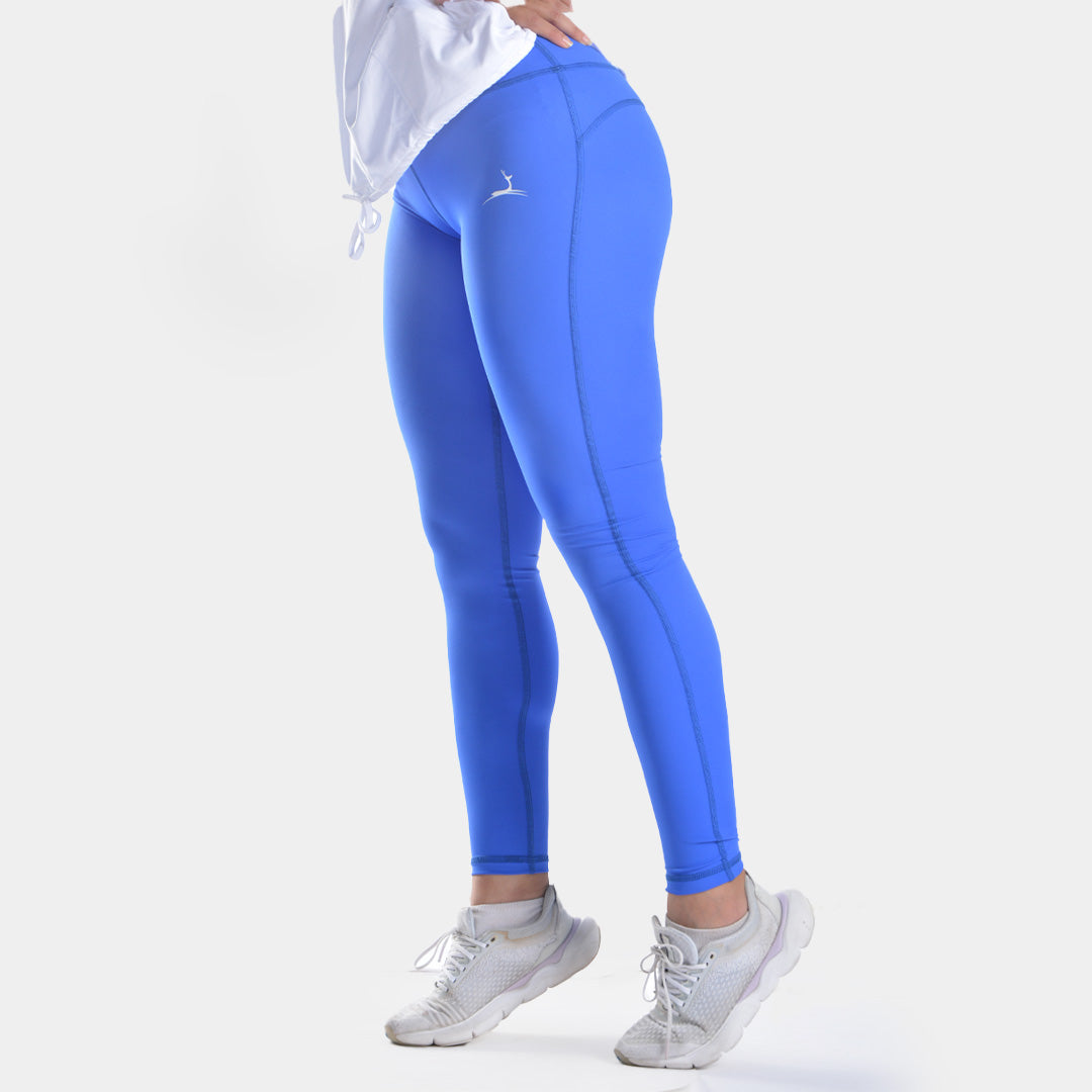 Doe side pocket elevate leggings- Royal Blue