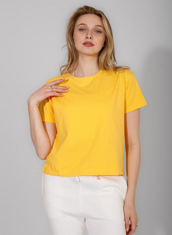 Women Short Basic Cotton T-Shirt