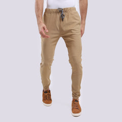 Gabardine -Side Zipped Pockets Pants