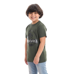 Boy's Half Sleeves Printed T-shirt