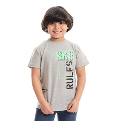 Boys Slip On Printed T-shirt