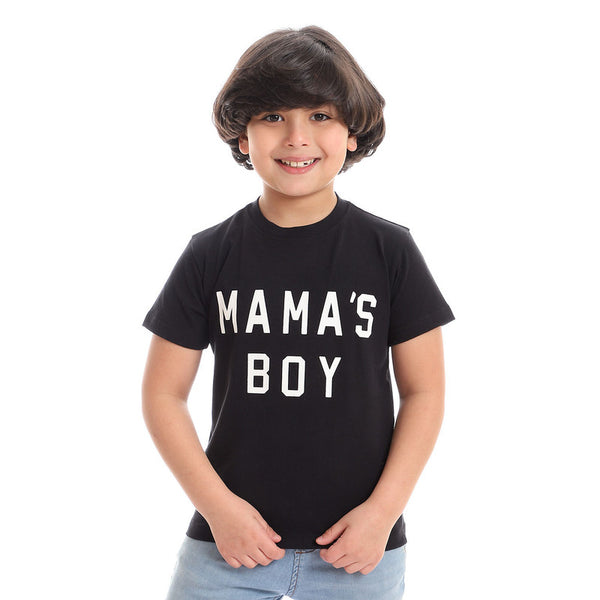 Boys " Mama's Boy" Printed T-shirt