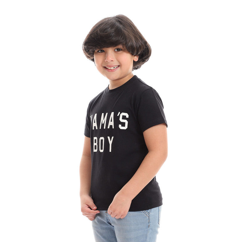 Boys " Mama's Boy" Printed T-shirt