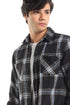 Casual Plaid Button Down Shirt With Two Chest Pockets