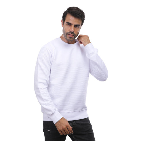 Coup – Texture Solid Sweatshirt