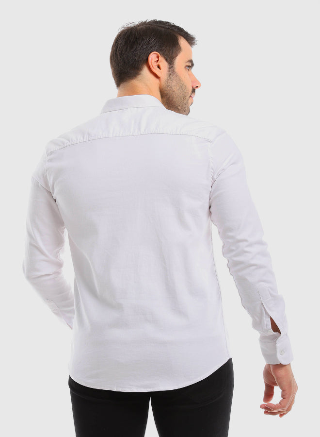 Cuff Long Sleeves Printed Shirt