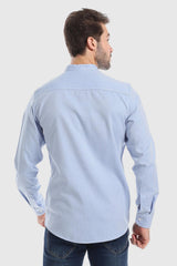 Modish Mandarin Collar Button Down Shirt