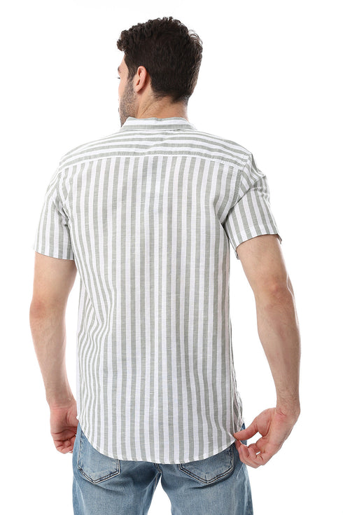 Awning Strip Pattern Shirt