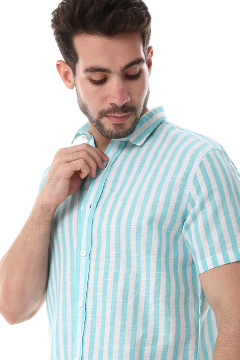 Awning Strip Pattern Shirt