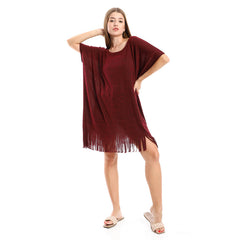 Heather Off Maroon Cover-Up