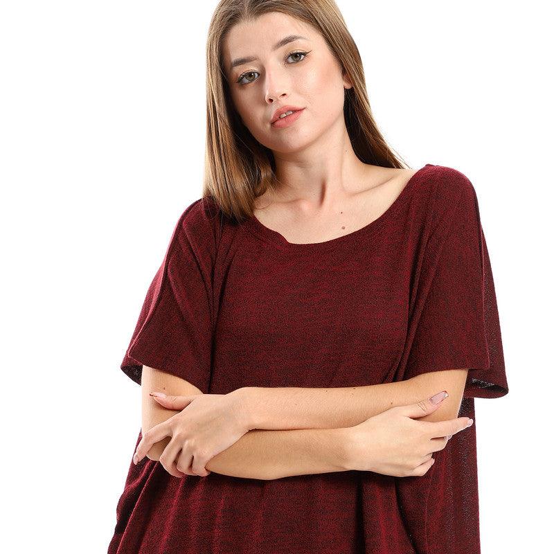 Heather Off Maroon Cover-Up