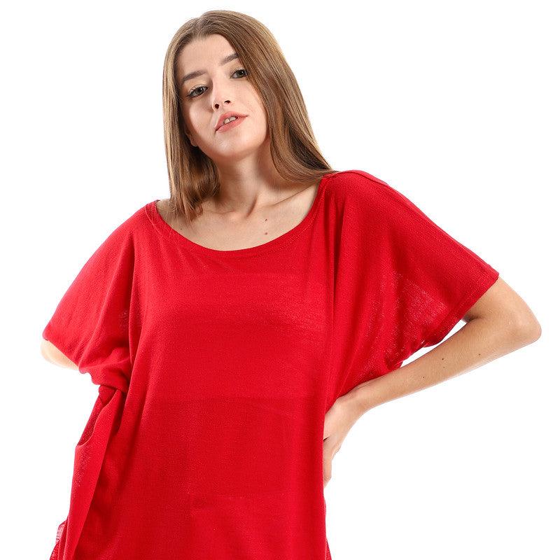 Heather Off Maroon Cover-Up