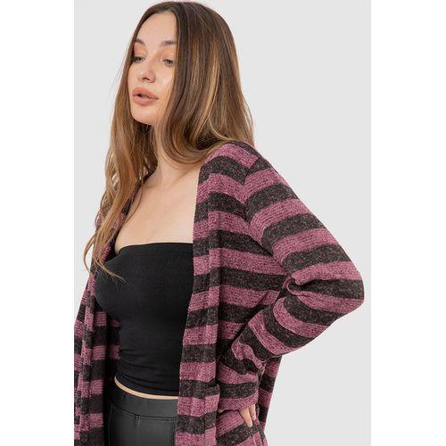 Wild Striped Cardigan With Pockets