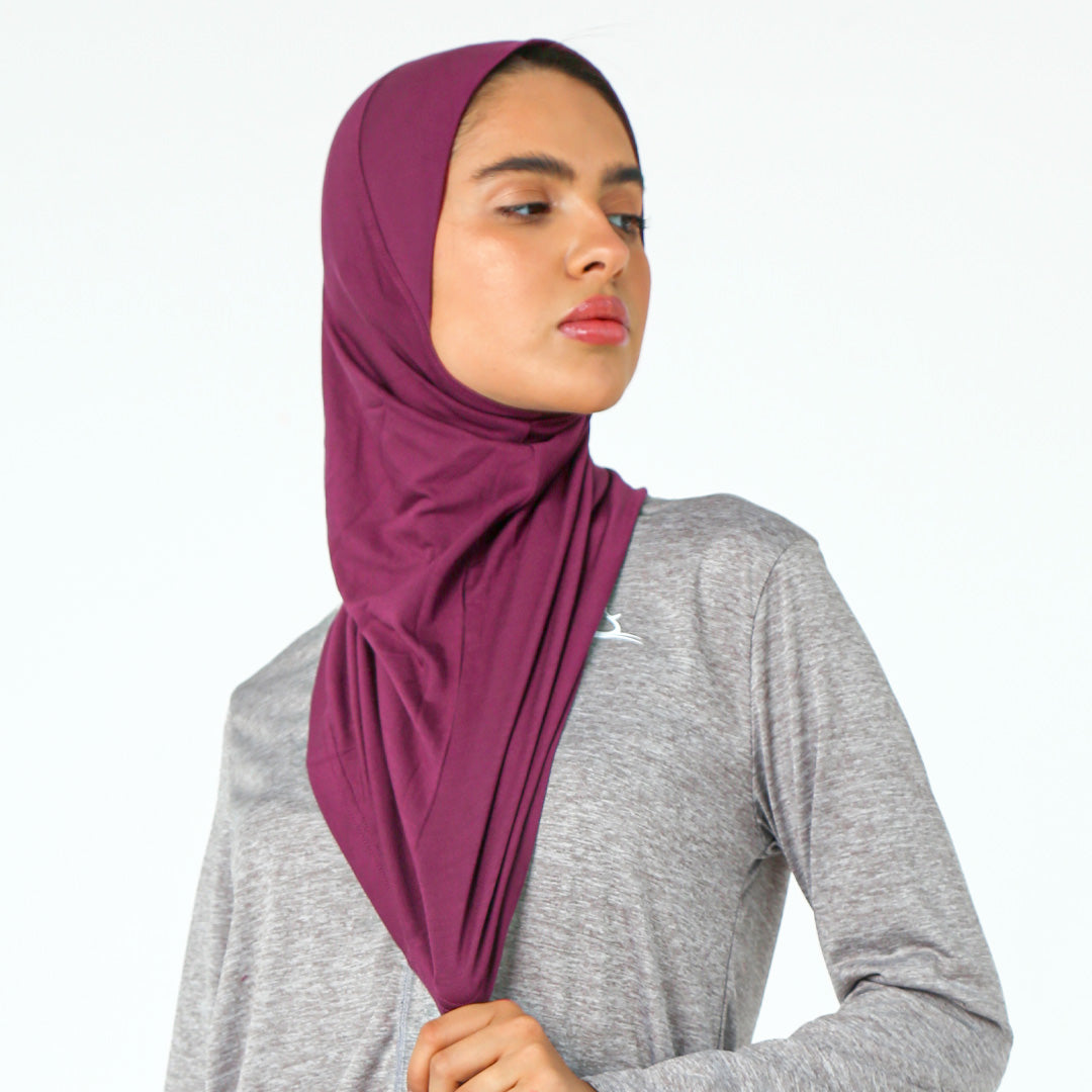 Doe hijab headband - Plum