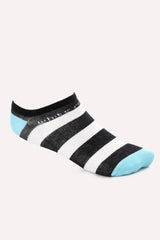 Bi-Tone Patterned Ankle Socks