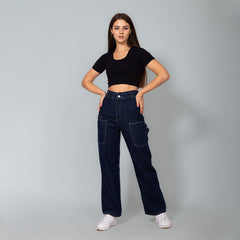 Women Jeans with 2 patch pockets