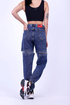 High waist detachable jeans