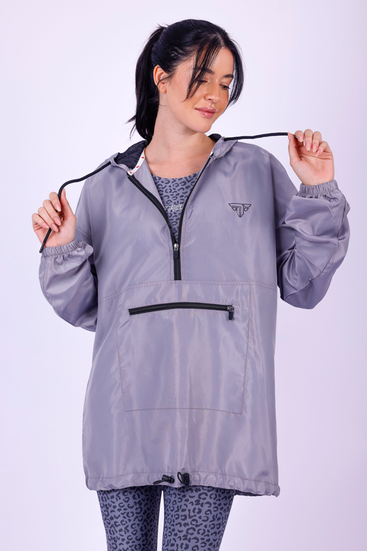 Waterproof half-zip pullover