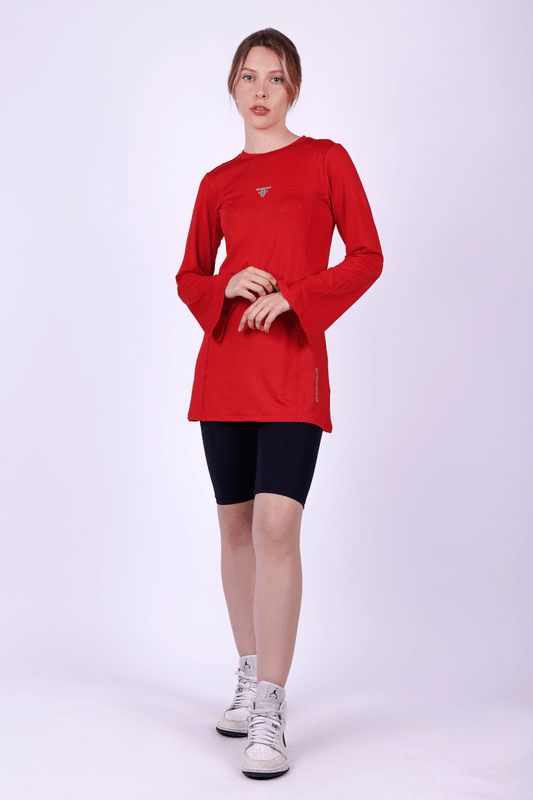 Training bell sleeve top