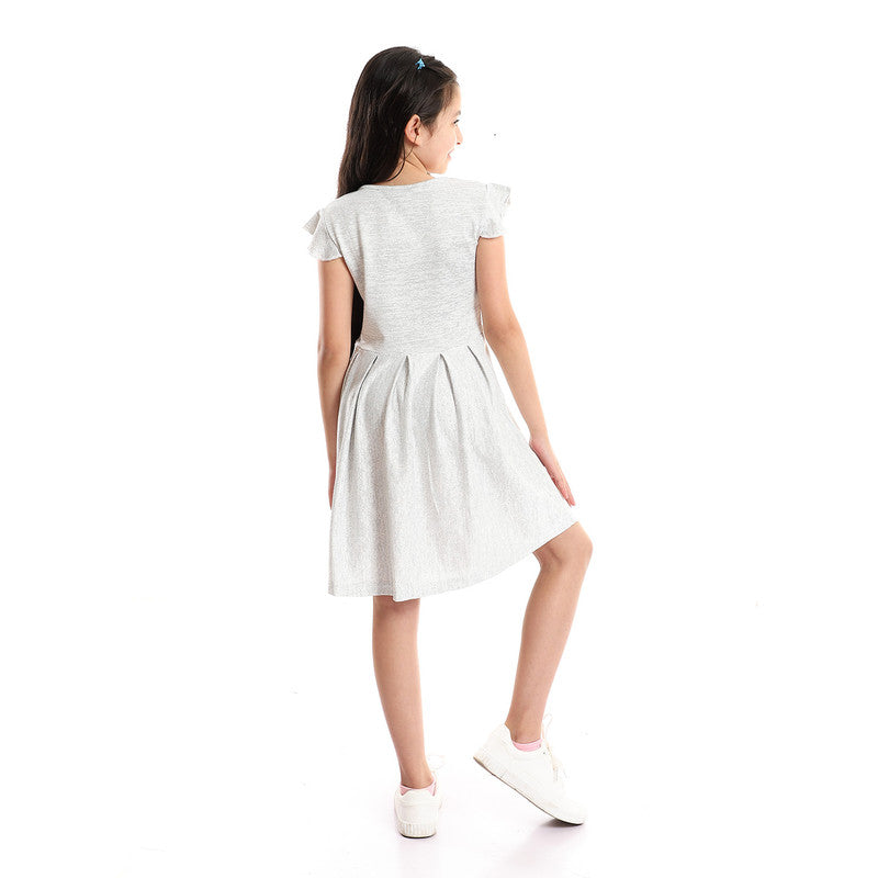 Cutie Girls Cap Sleeves Dress