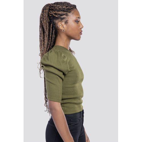 Off Shoulder Top With On Side Ruffles