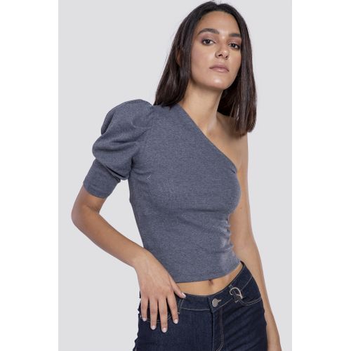Off Shoulder Top With On Side Ruffles