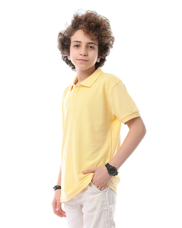 Kids Pique Short Sleeves Polo Shirt