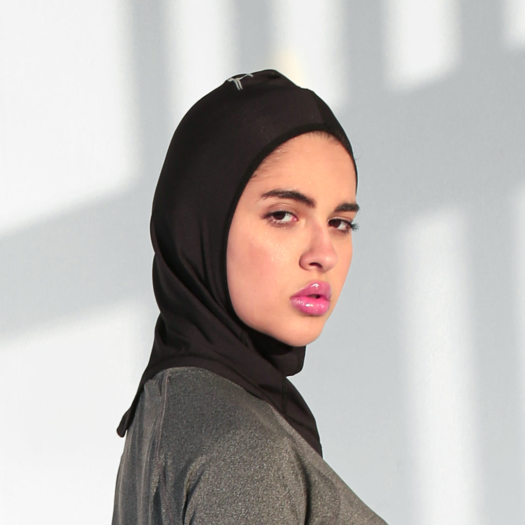Doe Lightweight hijab headband- Black