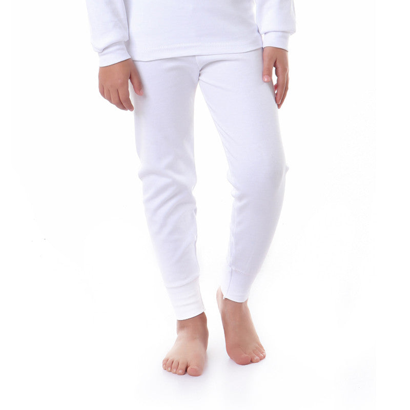 Boys Pant Solid White Underwear