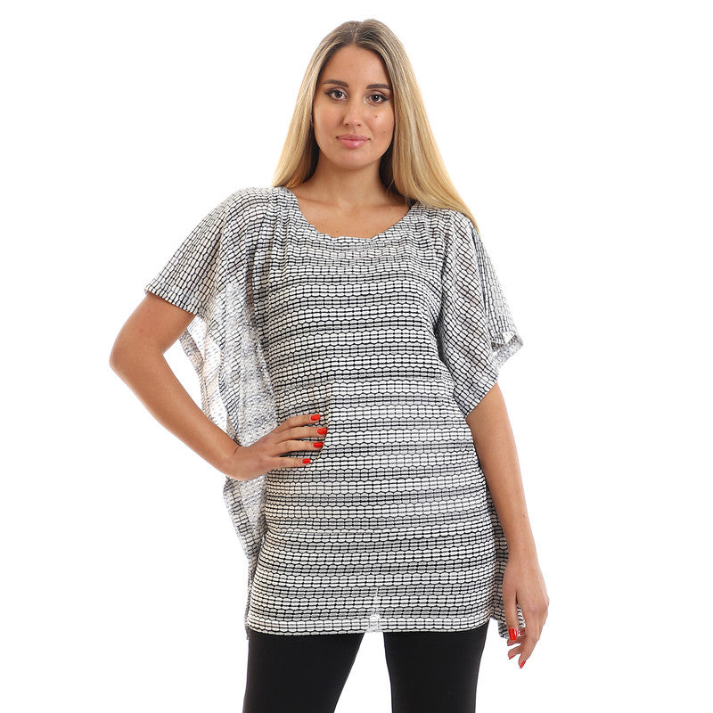 Kangaroo Pocket Short Sleeves Top